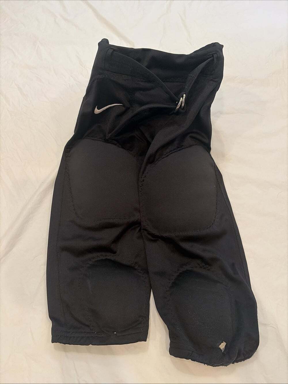 Nike Padded Football Practice Pants Boys Size L Black Belted